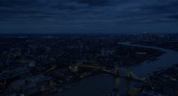 London skyline at night